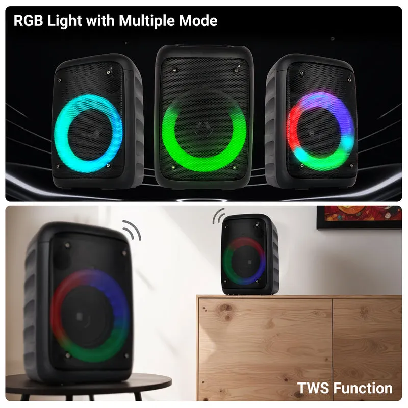 Zebronics Bluetooth Speaker with Mic 20w Buddy 100 view 3